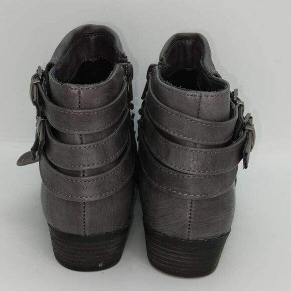 Rampage Designer NEW Women's Gray Dress Ankle Booties - sz. 7M - Picture 4 of 6